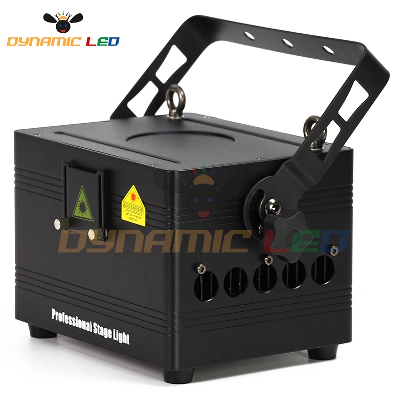 

1pc 2W RGB Animation Laser Stage Light Programmable Projector Led Dmx Dj Light For Disco Bar Nightclub