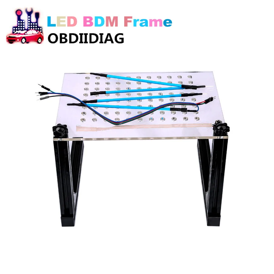 

New Arrive LED BDM Frame with Mesh and 4 Probe Pens for FGTECH BDM100 KESS KTAG K-TAG ECU Programmer Tool