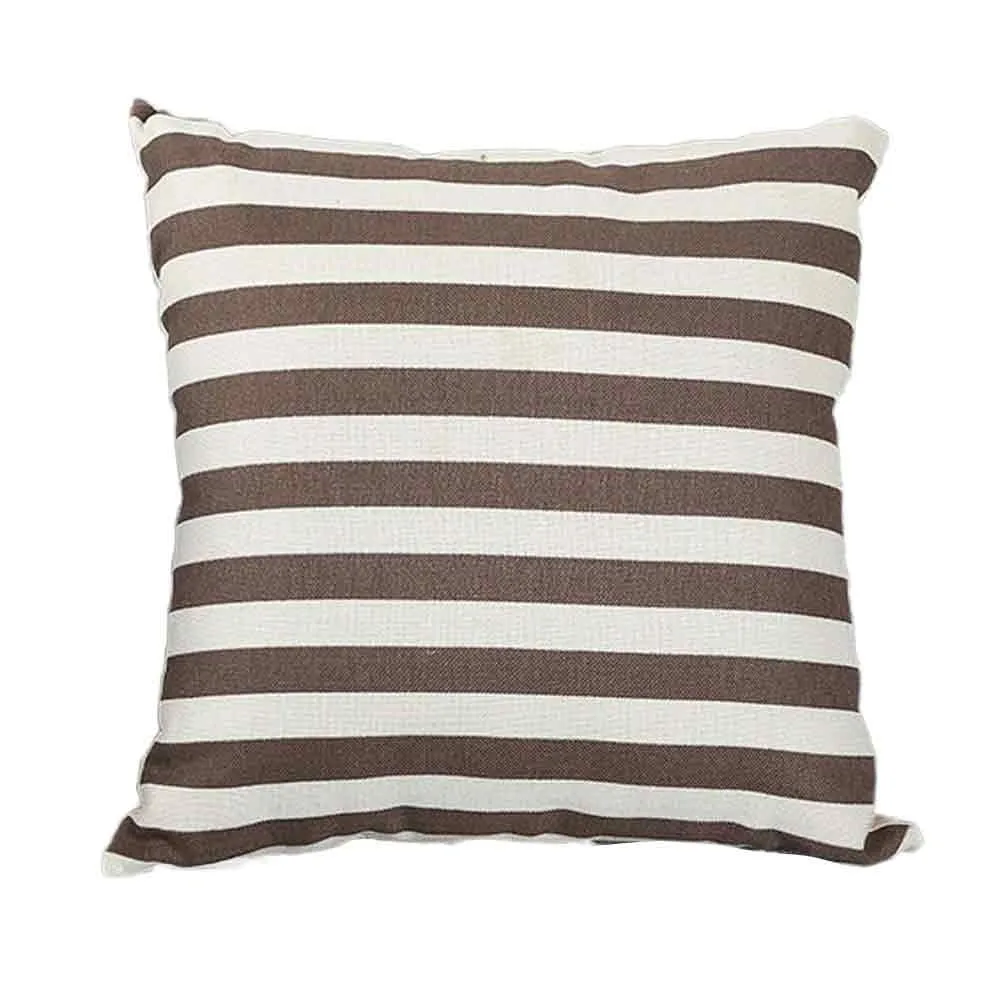 Pillow Covers Stripe Print Soft Bed Home Book Store Pillowcase Festival