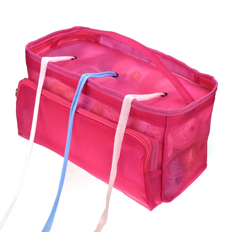 1 сумка для вязания, сумка для хранения, переносная сумка, удобная для вязания крючком и вязания, чехол для хранения, аксессуары для дома