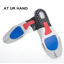 Новый мужской гель стельки обуви колодки регулируемый размер арки Поддержка Спорт Бег подушки Для мужчин женские стельки
