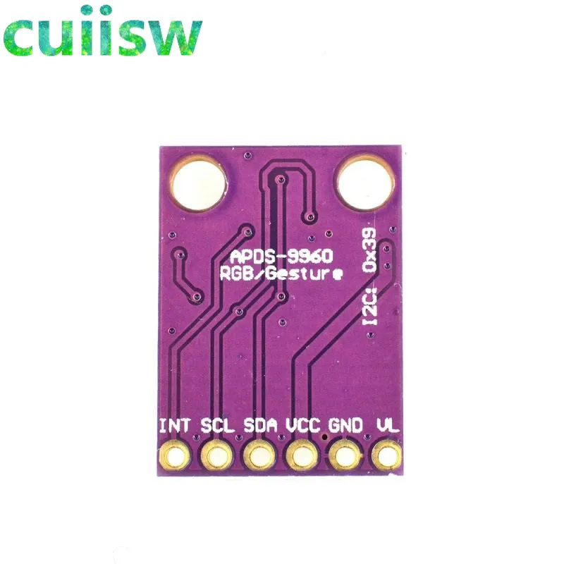 1 шт. DIY Mall RGB датчик жестов APDS-9960 ADPS 9960 для arduino IEC интерфейс 3,3 V обнаружитель близость зондирования цветной УФ-фильтр