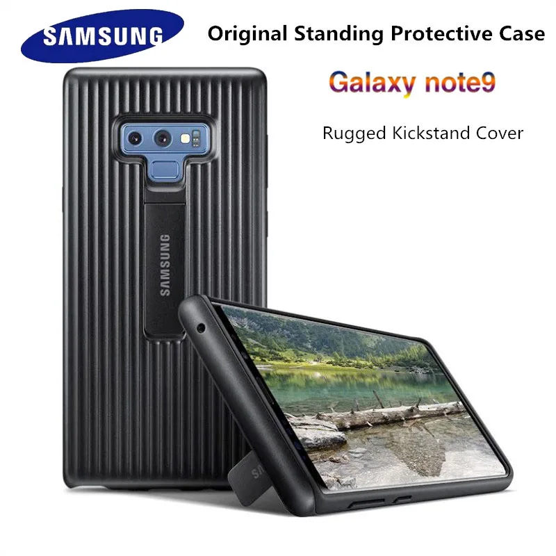 

Original Samsung Galaxy Note 9 Standing Phone Case 100% GENUINE Ultimate Device Protection Cover Note9 With Logo