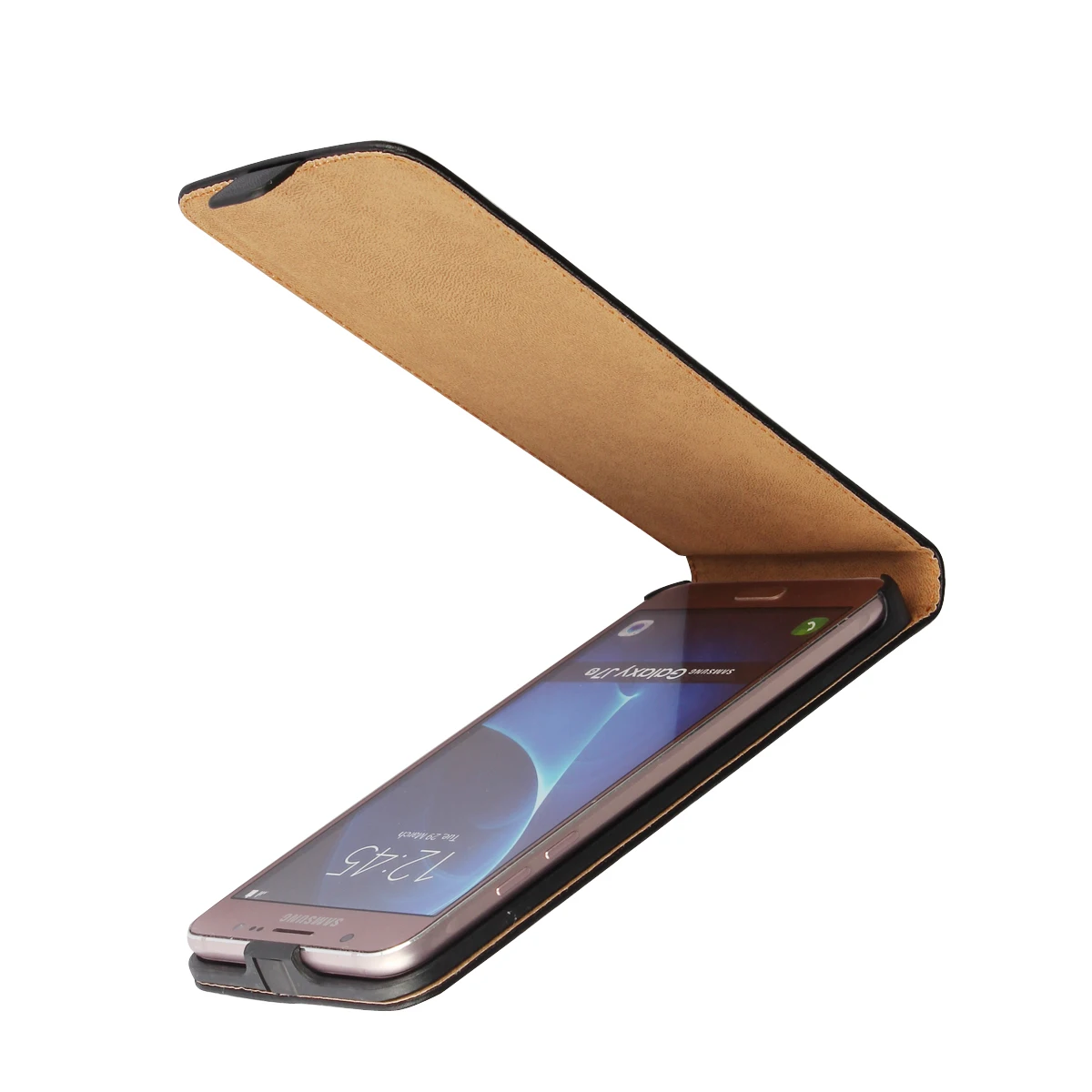 Раскладушка чехол для телефона для samsung Galaxy J7 SM-J710F раскладной Магнитный чехол адсорбционная пряжка простой бизнес fundas