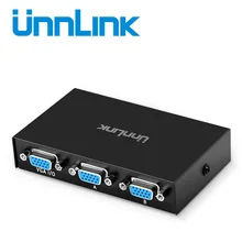 Unnlink vga switch 2x1 fhd 1080p @ 60 hz 2 vga em 1 para fora 2*1 caixa de interruptor vga para computador portátil desktop projetor monitor hdtv