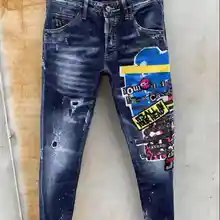 F. N. JACK, Новое поступление, мужские джинсы, облегающие, хип-хоп, штаны для мужчин, джинсовые, обтягивающие, на молнии, высокое качество, мужские брюки