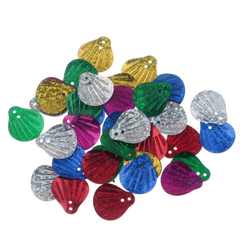 30g Perforated Shell Lentejuelas/Loose Sequins Paillette Sewing Craft For Decoration Garment Cloth Embroidery Accessories | Дом и сад