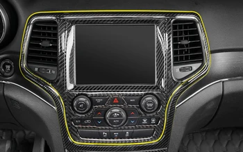 

Car Dashboard Console GPS Navigation Cover Trim Car-Styling Interior Accessories Trims For Jeep Grand Cherokee 2011-2018