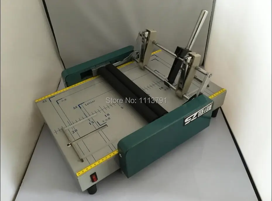 A3 للطي آلة كهربائية وآلات ملزمة ، السرج خياطة ، للطي آلة/آلة تجليد 2 في 1