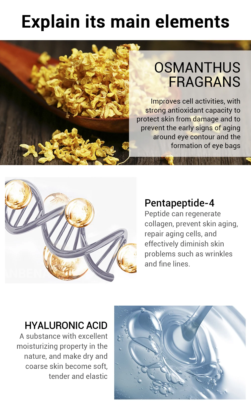 LANBENA Gold osmanthus fragrans патчи для глаз маска для подтягивания линии для глаз Уменьшает мешки для глаз темные круги Уход за глазами лифтинг 50 шт