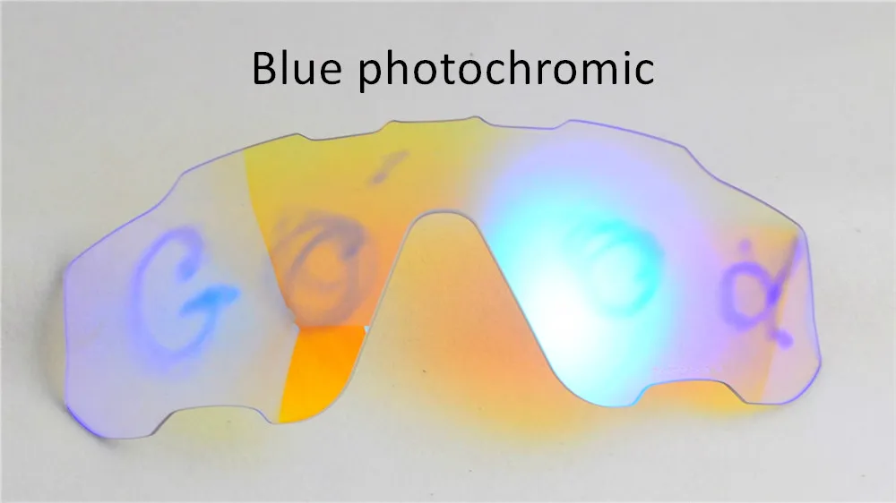 JBR, поляризационные линзы красного, синего и зеленого цвета, фотохромные Сменные линзы, велосипедные солнцезащитные очки, очки без рамки - Цвет: 070blue-Photochromic