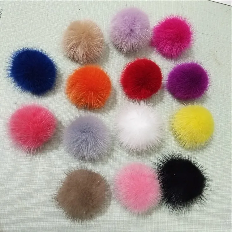 

10pcs 45mm Fur Craft pompon ball pom pom lovely pompoms for Hairpins hair bows clips barrettes ornament accessories GR101