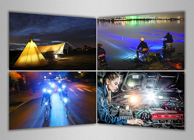 JEANIGHT New IR Sensor Induction Headlight Flashlight LED Head Lamp 10000 Lumen Headlights Lantern Outdoor Camping Running Tools (4)