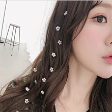 1 шт. невидимые заколки для волос боковые Зажимы для взрослых летние цветочные жемчужины бисером шпилька