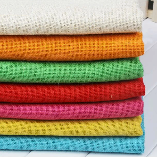 Pure Color Jute Fabric Of Jute Hessian Cloth Decorative Wall Covering Diy Handmade Wedding Picture Background Fabric Width1 5m Jute Fabric Cloth Fabricfabric Fabric Aliexpress