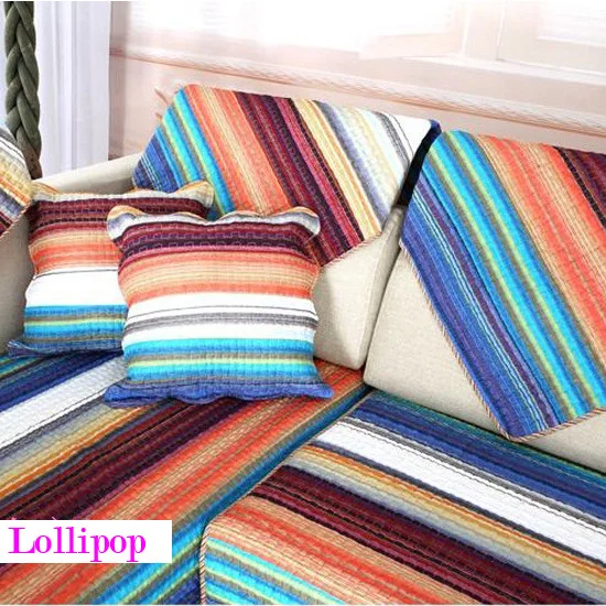 Luxury cotton sofa cloth fabric velvet sectional sofa towel set sofa