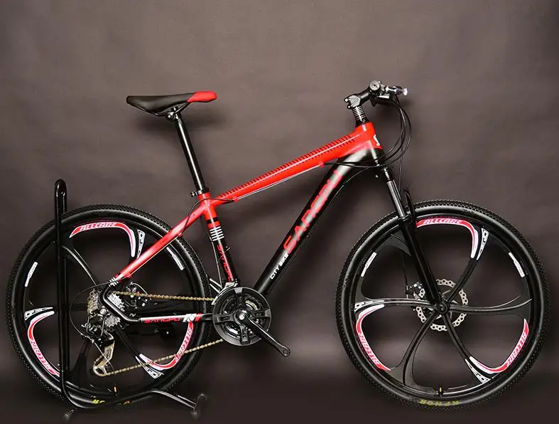 Discount KALOSSE  bicicleta mountain bike  26inch tires  aluminum  alloy  adults  mountain bike  21/24/27/30 speed 2