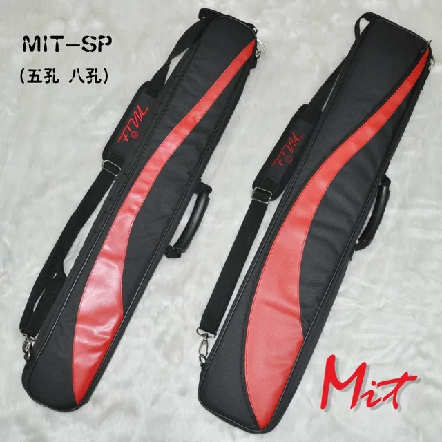 Best price at $100 Cheap MIT Nylon Pool cue case Black Nylon bag for pool Game 1/2 billiards Accessories American stick case 2B3S /3B/5S Optional MITSP