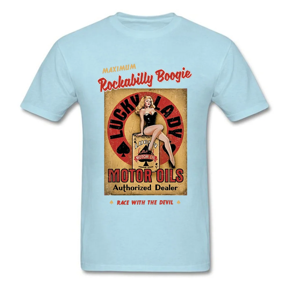 ROCKABILLY 4824 Top T-shirts Brand Short Sleeve Camisa 100% Cotton Round Collar Men Tops Tees Customized T-Shirt April FOOL DAY ROCKABILLY 4824 light