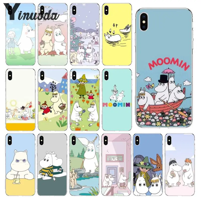 Yinuoda Moonmin Hippo милый мультяшный чехол с животными мягкий для телефона iPhone X XS MAX 6 6S 7
