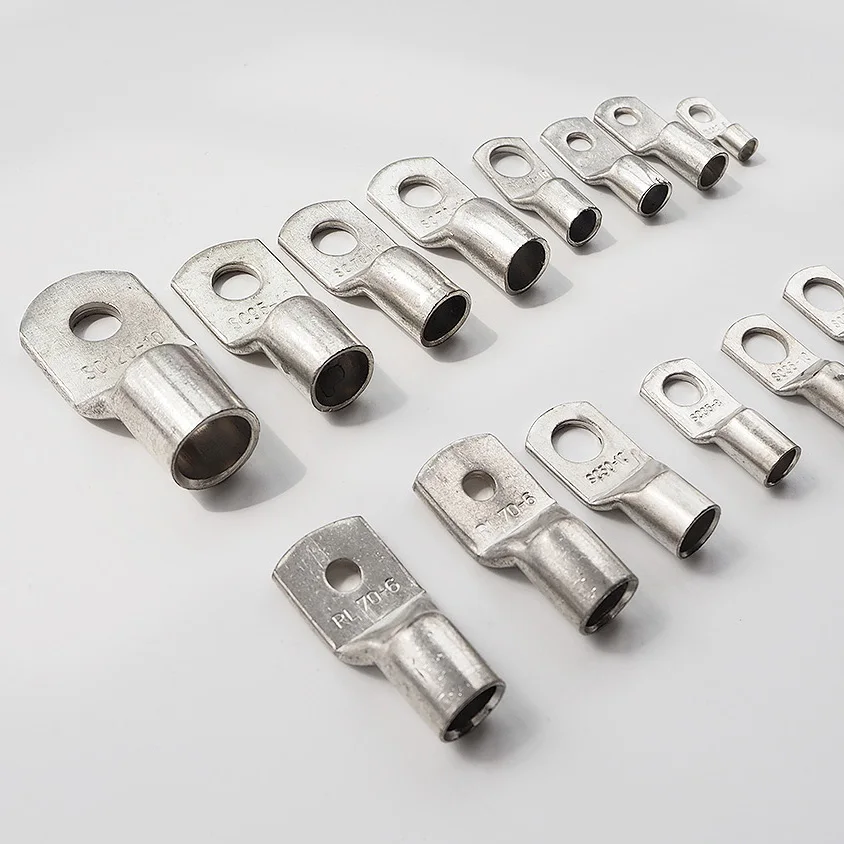 

10pcs Tinned Copper Lug Battery Cable Connector Terminal