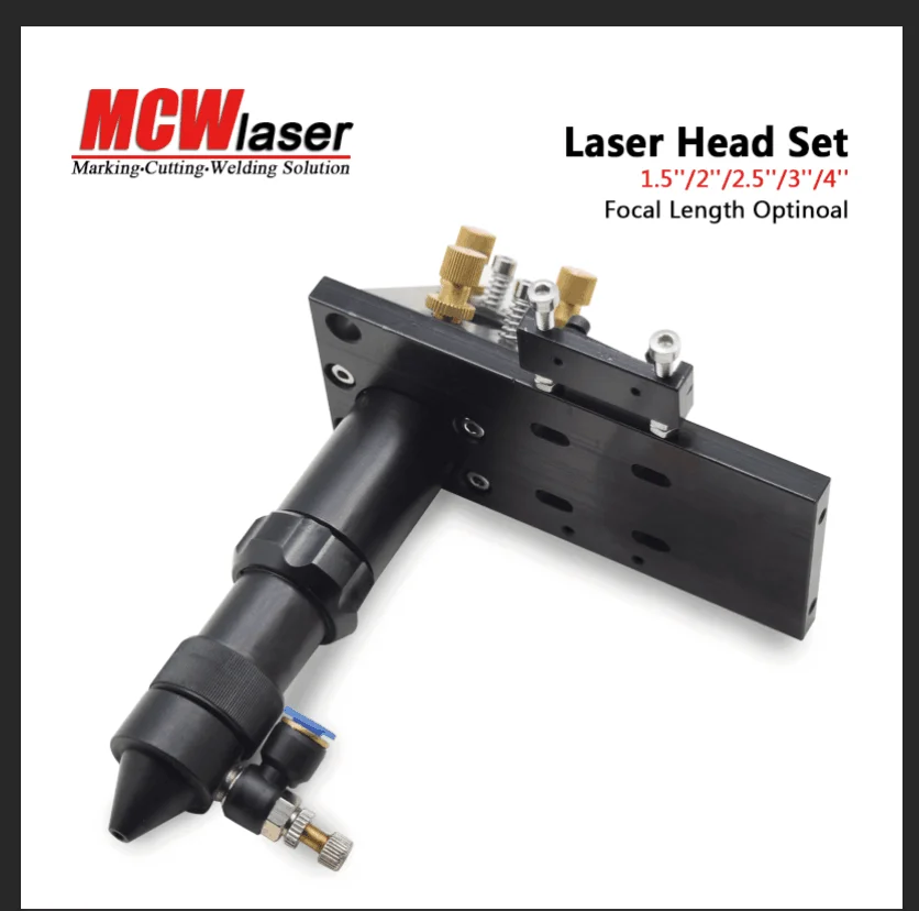 

CO2 Laser Head FL: 100mm 4" Mirror 25mm Lens 20mm Integrative Mount