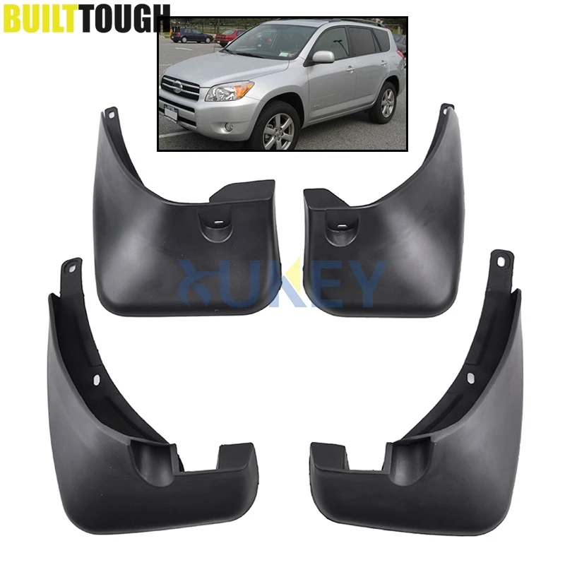 

Set Mud Flaps For Toyota RAV4 No Flare 2006-2012 Mudflaps Splash Guards Mud Flap Mudguards Fender 2007 2008 2009 2010 2011