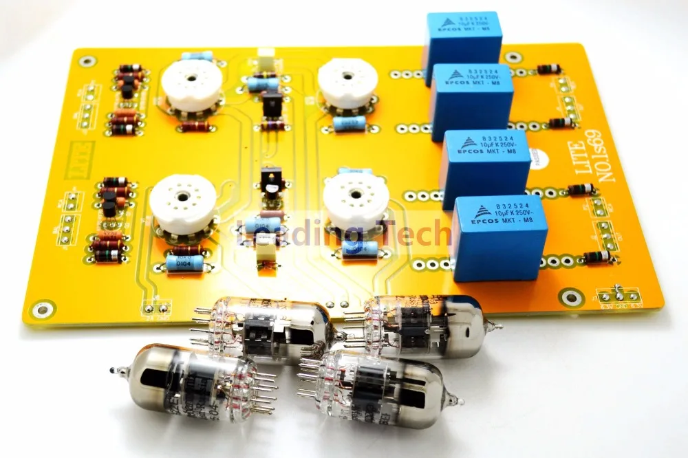 LITE LS69 полный сбалансированный преусилитель ECC88 * 4 w/6DJ8 Tubes усилитель высокое