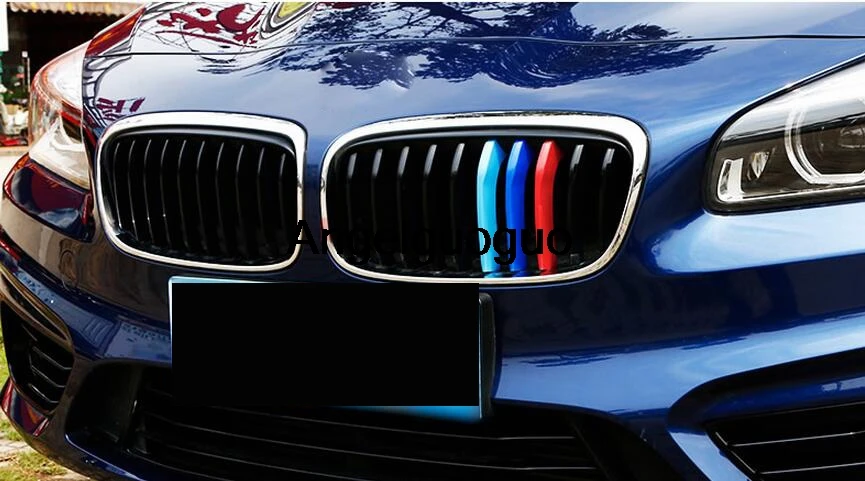 3d M Sport Car Grille Sport Stripe Abs Decal Fit For 2015-2017 Bmw 2 Series 7 Seats Travel Edition Gran Tourer Car Stickers - AliExpress