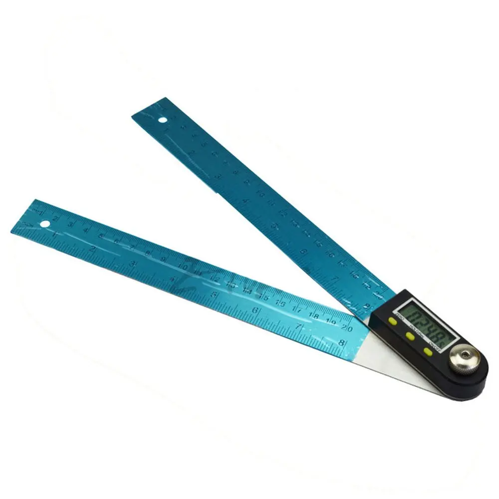 200MM Stainless Steel Digital Display Protractor Inclinometer Level Box Waterproof Angle Finder Mea