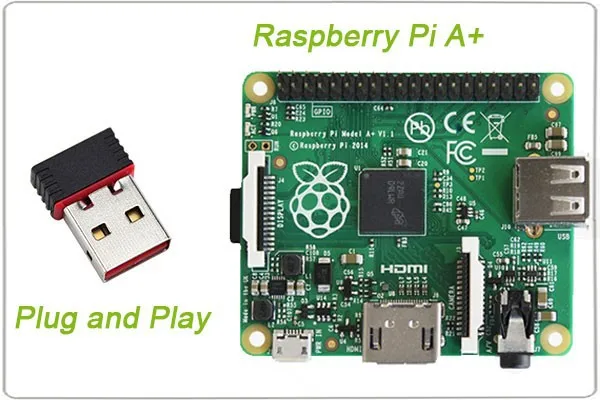 Plug And Play 150 Мбит/с USB WiFi адаптер для Raspberry Pi A, Raspberry Pi B, Raspberry Pi 2 Модель B