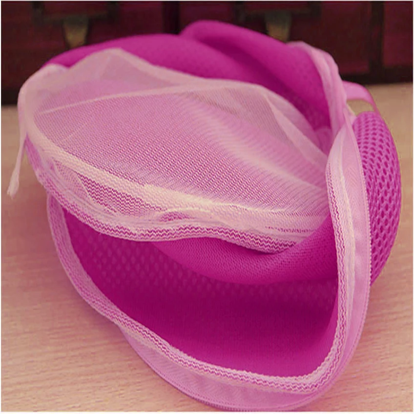 

Creative Red Happy Gifts Amazing Women Bra Laundry Lingerie Washing Hosiery Saver Protect Mesh Small Bag