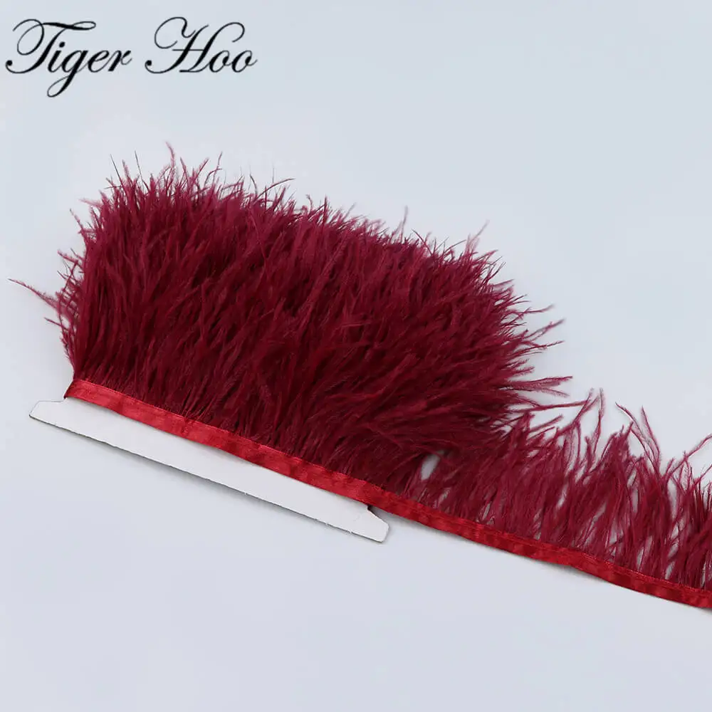 O7 8-10cm ostrich feather trims 4