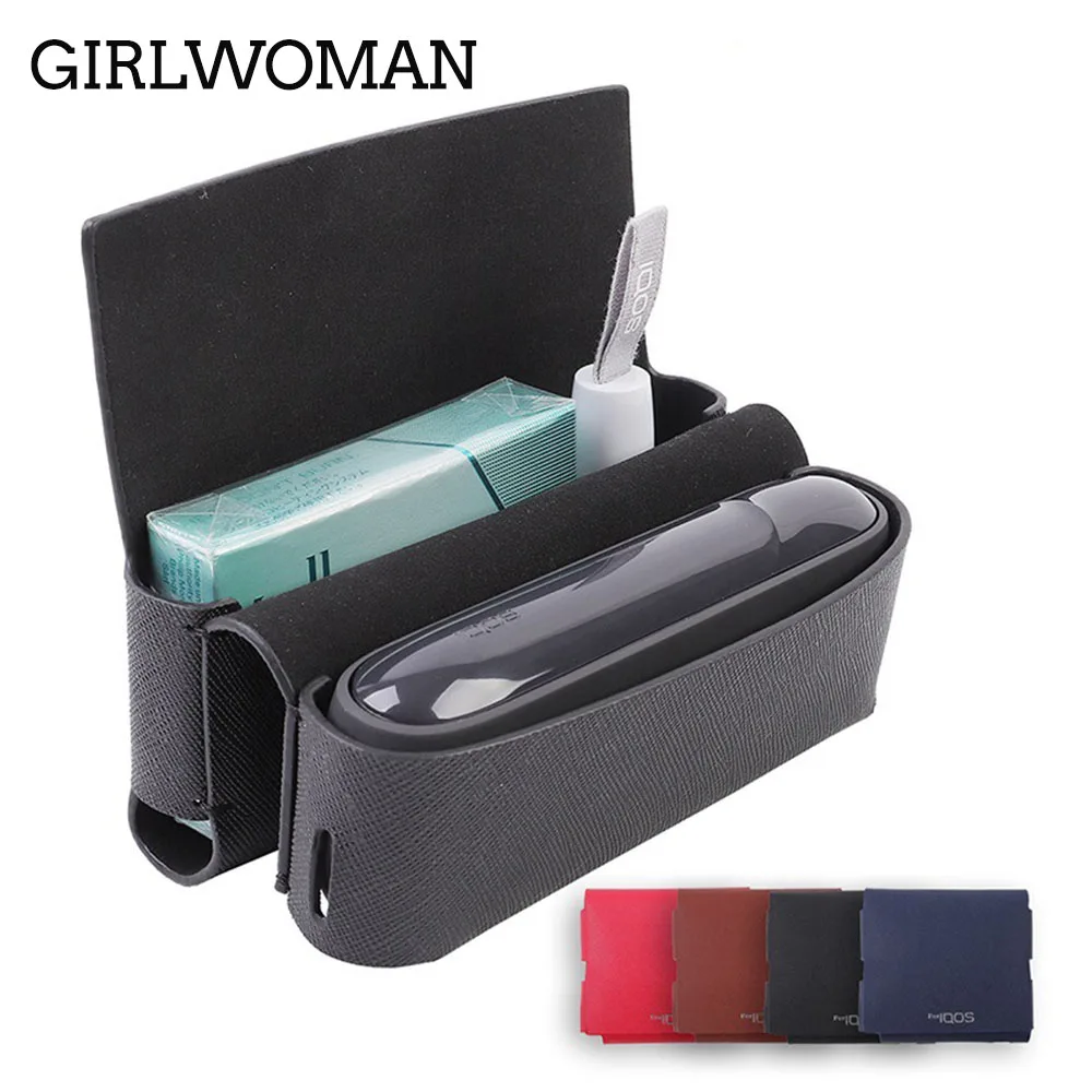 Новинка кожаный флип чехол Girlwoman 9 цветов для IQOS 3 0 кошелек искусственная коробка