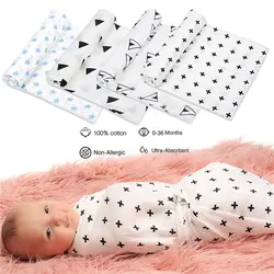 Муслин детское одеяло хлопок бамбука супер мягкие детские пеленальный для новорожденных Прекрасный обертывания детская ванночка