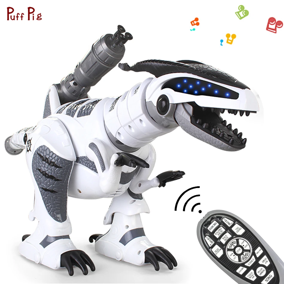 RC Intelligent Dinosaur Electronic Pets Walking Robot Toy Roaring Swinging Flashing Lighting Electric Action Figures Toy For Kid цена RC Intelligent Dinosaur Electronic Pets Walking Robot Toy Roaring Swinging Flashing Lighting Electric Action Figures Toy For Kid цены онлайн