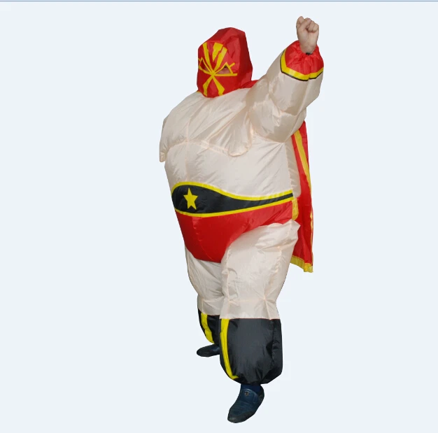 Inflatable wrestler costume halloween costumes for adult party Funny carnival costumes for men