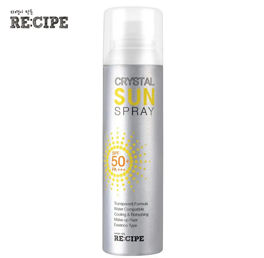 Original RECIPE Korea Authentic Crystal Sunscreen Spray SPF 50 PA