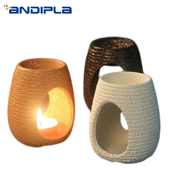 

Zen Vintage Coarse Pottery Incense Burner Ceramic Candles Burner Yoga SPA Hotel Aroma Essential Oil Furnace Fragrance Lamp Decor