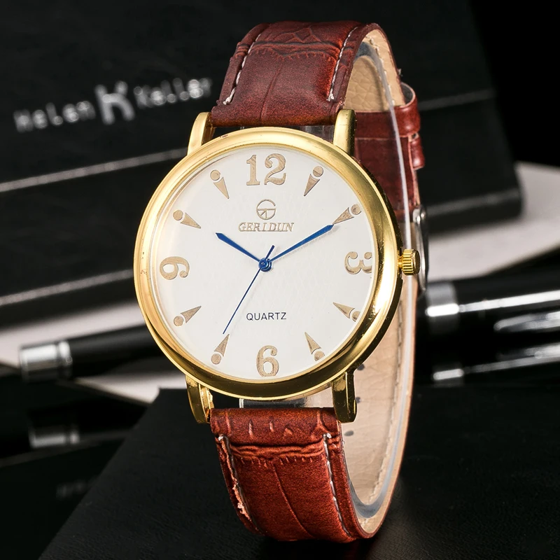 Geridunブランド腕時計新規上場男性腕時計クォーツ時計ファッション 