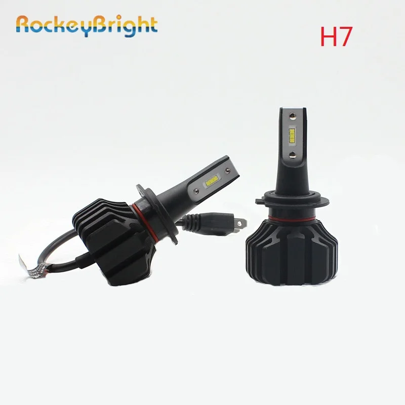 Rockeybright светодиодный налобный фонарь Конверсионные Комплекты 8000лм 5202 H7 H8/H9/H11/H16(JP) 9006 9005 светодиодный противотуманный фонарь CSP Автомобильный светодиодный фонарь