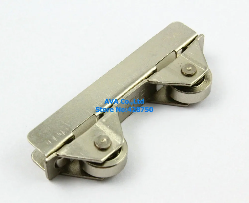 8 Cabinet Glass Sliding Door Roller Clamp Pulley Wheel / For 6mm Glass Door