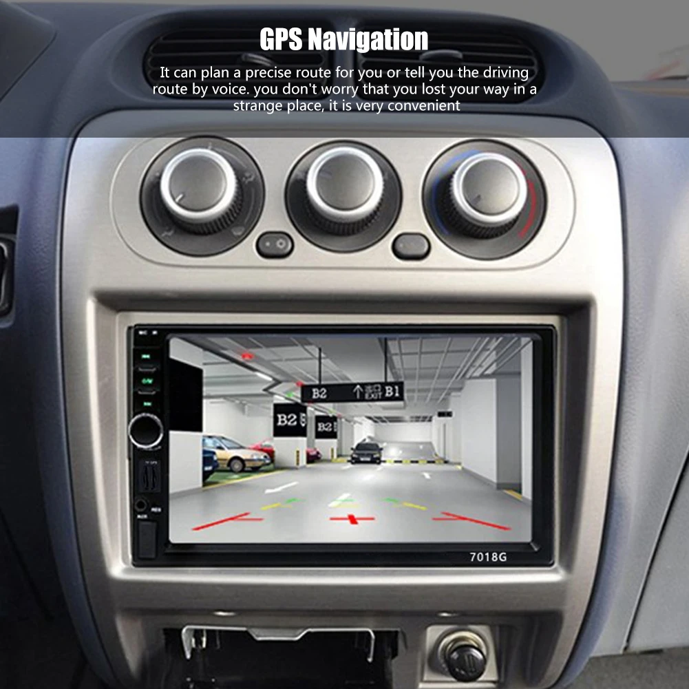 7 дюймов 2 Din автомобиля MP5 радио плеер Мультимедиа gps навигации стерео с Bluetooth