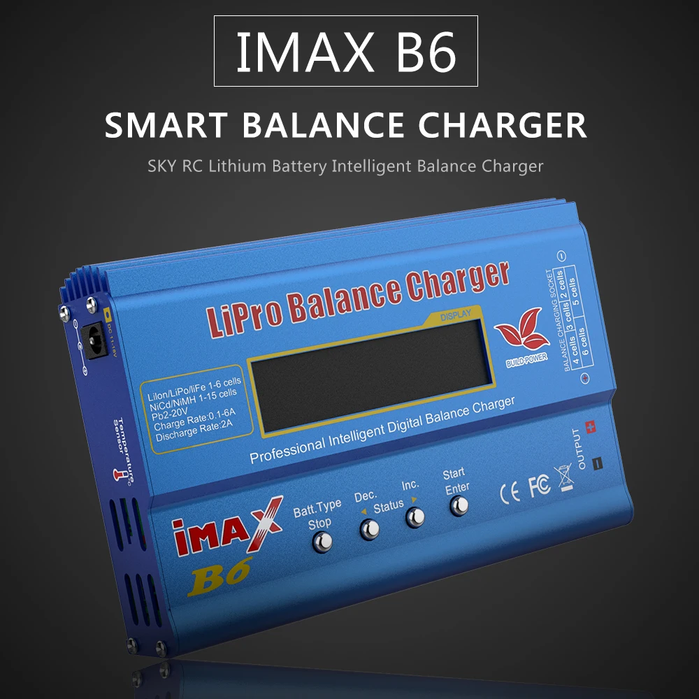 80 Вт сборка мощность iMAX B6 Lipro NiMh Li Ion Ni Cd RC батарея баланс цифровой зарядное