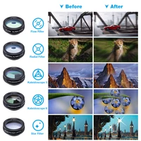 APEXEL 10 in 1 Mobile phone Lens Kit 22X Telephoto Fisheye lens Wide Angle Macro Lens+CPL Star Flow Filters for all smartphones - Image 2
