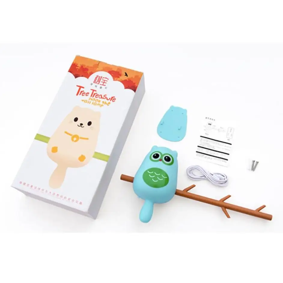 MUQGEW 2 اللون لطيف الحيوان هوك جدار مصابيح ضوء Led للديكور المنزلي نوم خزانة Usb Led ليلة ضوء ديكور المنزل الإبداعية هدية