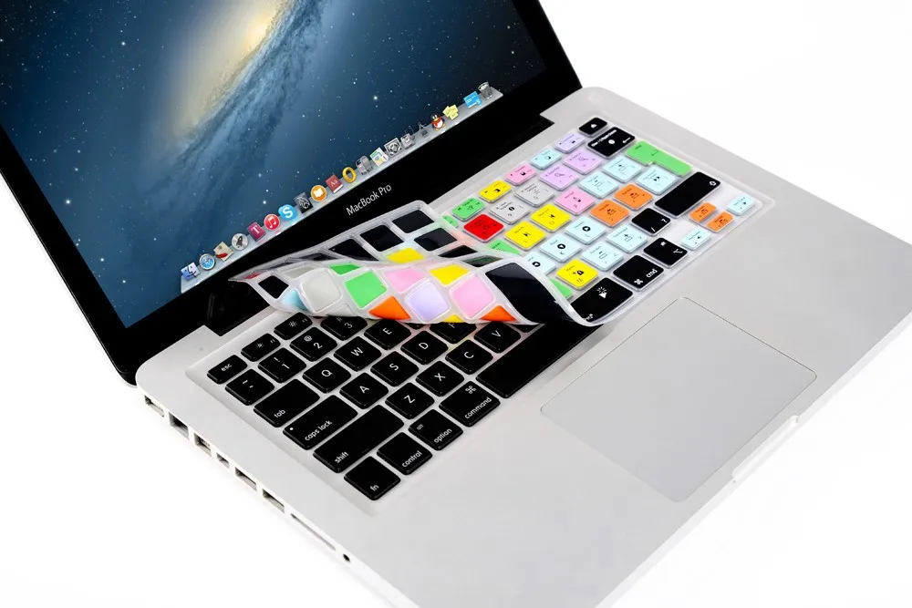 XSKN США ЕС Final Cut Pro Version(профессиональная версия), 7 ярлык крышка клавиатуры редактирования видео силиконовая клавиатура кожного покрова для Apple Macbook Pro