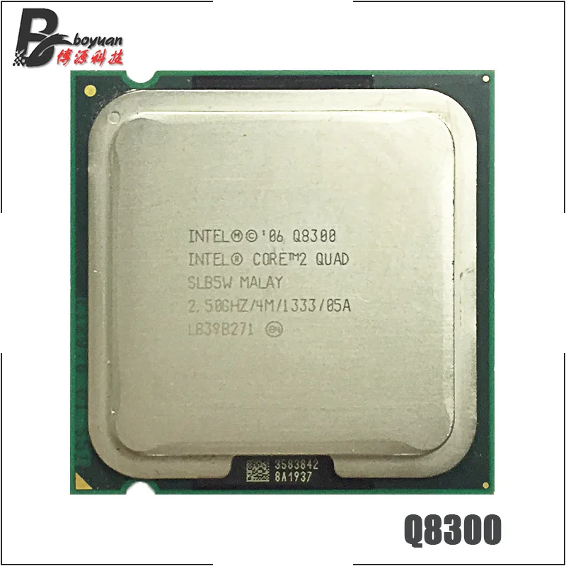 Intel Core 2 Quad Q8300 2,5 ГГц четырехъядерный процессор 4M 95W 1333 LGA 775