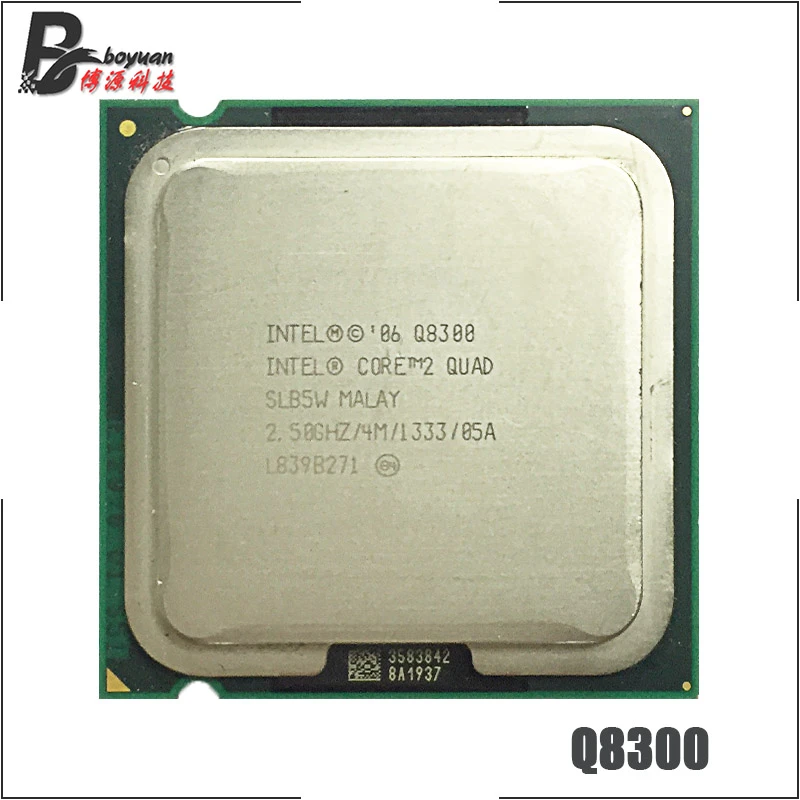 laptop processor Intel Core 2 Quad Q8300 2.5 GHz Quad-Core CPU Processor 4M 95W 1333 LGA 775 amd processor