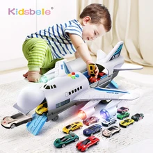 Моделирование детских игрушек, трек, инерционный самолет, музыкальный светильник, самолет, литье под давлением и игрушечный транспорт, пассажирский самолет, игрушечный автомобиль, игрушки для мальчиков